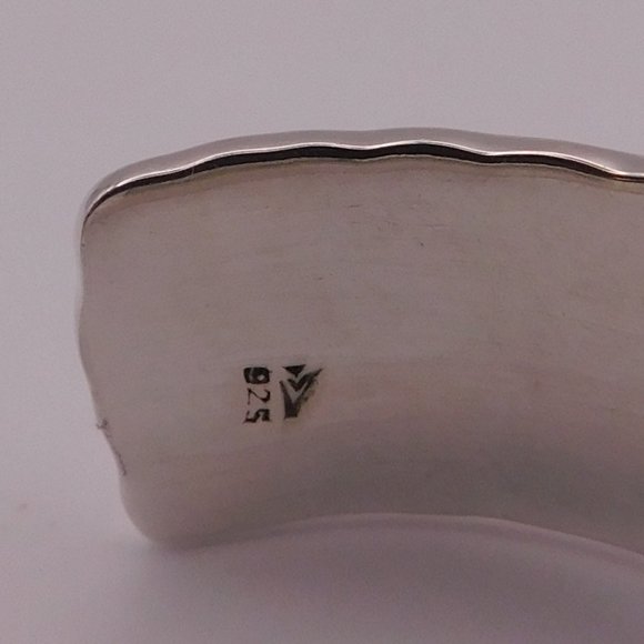 SILPADA HAMMERED STERLING SILVER CUFF BRACELET - Picture 13 of 13